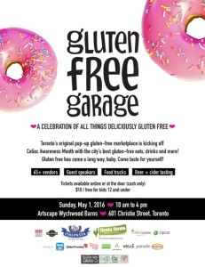 Gluten free Garage Poster May 2016